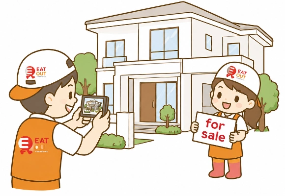 รีวิวขายบ้านและขายคอนโด เปิดใหม่ eatout commerce