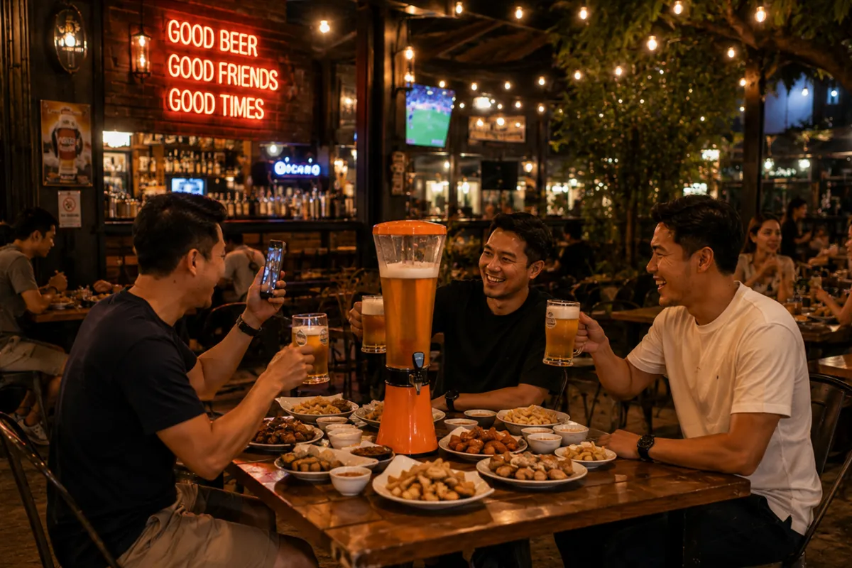 โปรโมทร้านเบียร์เปิดใหม่ ใกล้ปากเกร็ด รีวิวร้านเบียร์บรรยากาศดี ปากเกร็ด.com